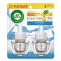 Odor Control | Air Wick 62338-82291 0.67 oz Scented Oil Refill - Fresh Linen (2/Pack) image number 0