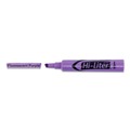 Highlighters | Avery 24060 HI-LITER Desk-Style Chisel Tip Highlighters - Fluorescent Purple Ink/Black Barrel (1-Dozen) image number 2