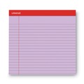 Notebooks & Pads | Universal UNV35884 8.5 in. x 11 in. Colored Perforated 50-Sheet Writing Pads - Wide/Legal Rule, Orchid (1 Dozen) image number 2