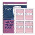 Retail Store Supplies | TOPS 4005 3.88 x 5.5 Two-Part Carbonless Telephone Message Book with Fax/Mobile Section image number 2