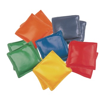 Champion Sports MBB4SET 4 in. Vinyl Bean Bag Set - Assorted Colors (1-Dozen)