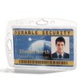 Label & Badge Holders | Durable 801219 Vertical/Horizontal Reel ID/Security Card Holder Set - Clear (10/Pack) image number 9