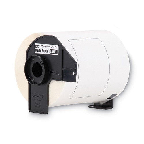 Labels | Brother DK1241 4 in. x 6 in. Die-Cut Shipping Labels - White (200 Labels/Roll) image number 0