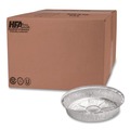 | Handi-Foil 204725 24 oz. 7 in. Diameter Round Aluminum Container - Silver (500/Carton) image number 0