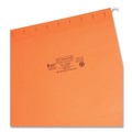 File Folders | Smead 64065 Colored Hanging File Folders, Letter Size, 1/5-Cut Tab, Orange, 25/box image number 2