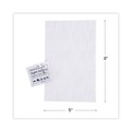 Cleaning & Janitorial Supplies | Bausch & Lomb 8595 5 in. x 8 in. Cloth Antibacterial Office Equipment Wet Wipes - Unscented White (100/Box) image number 3
