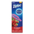 Food Service | Ziploc 383233BX 1 Gallon 1.75 mil. 10.56 in. x 10.75 in. Double Zipper Storage Bags - Clear (38/Box) image number 2