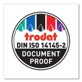 Stamps & Stamp Supplies | Trodat P4817BK 0.38 in. x 2 in. Printy Replacement Pad for Trodat Self-Inking Stamps - Black image number 5