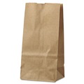 Paper Bags | Ross & Wallace Paper Products 100302500PK/BL 4.13 in. x 2.63 in. x 7.88 in. #2 Size Grocery Paper Bags - Kraft (500/Bundle) image number 0