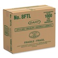  | Dart 8FTL Lift 'n' Lock 8 oz. Foam Cup and Container Lids - White (1000/Carton) image number 3