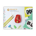 Pencil Sharpeners | Bostitch PS1-ADJ 3.5 in. x 1.25 in. x 5.5 in. One-Hole Twist-n-Sharp Pencil Sharpener - Randomly Assorted Colors (6/Pack) image number 3