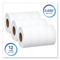  | Scott 07223 Essential 3.55 in. x 2000 ft. Septic Safe JRT Jumbo Roll Bathroom Tissue - White (12 Rolls/Carton) image number 4