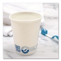 Cups and Lids | SOLO 370RC-PLANET Recycled Content PCF Paper Hot Cups, ProPlanet Seal, 10 oz, White, 50/Pack image number 4