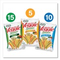Snacks | Green Rabbit 31841 1 oz. Bag Veggie Straws - Cheddar Cheese/Sea Salt/Zesty Ranch (30/Carton) image number 3