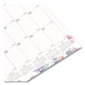 Bulletin Boards | Blueline C173126 12-Month (Jan to Dec): 2026 12 in. x 17 in. Passion Floral Artwork Colorful Wall Calendar - White/Multicolor Sheets image number 2