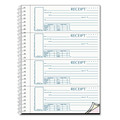 Retail Store Supplies | Rediform S16444WCL 7 in. x 2.75 in. Three-Part Carbonless Spiralbound Unnumbered Money Receipt Book image number 2