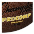 Clearance Center | Champion Sports CF100 Pro Composite Football - Brown/Official Size image number 3