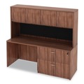 Office Desks & Workstations | Alera ALEVA257224WA Valencia Series 70.88 in. x 23.63 in. x 29.5 in. Credenza Shell - Modern Walnut image number 5
