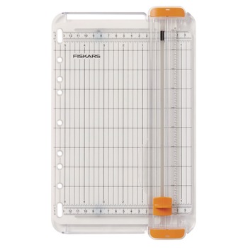 Fiskars 1071221 8 Sheets 9 in. Cut Length 5.5 in. x 9 in. SureCut Card Making Paper Trimmer