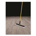 Mops | Rubbermaid Commercial HYGEN FGQ55900BK00 HYGEN 18 in. Quick Connect Single-Sided Plastic Wet/Dry Mop Frame - Black image number 4