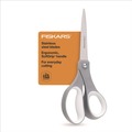 Arts & Crafts Supplies | Fiskars 116000-1005 8 in. Long 3.13 in. Cut Length Contoured Performance Scissors - Straight Gray Softgrip Handle image number 4