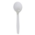  | Boardwalk BWKSOUPSPOON Mediumweight Polystyrene Soup Spoon - White (1000/Carton) image number 1