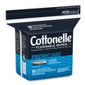 Cleaning Cloths | Cottonelle 10358 5 in. x 7.25 in. Fresh Care Flushable Cleansing Cloths - White image number 1