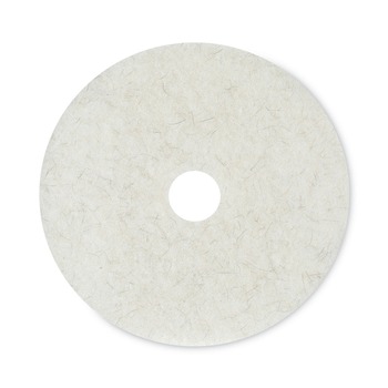 Boardwalk BWK4020NAT 20 in. Diameter Burnishing Floor Pads - Natural White (5/Carton)