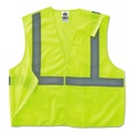 Safety & First Aid | Ergodyne 21075 GloWear 8215BA Type R Class 2 Econo Breakaway Mesh Safety Vest Large to X-Large Lime image number 1