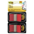 Page Flags | Post-it Flags 680-RD2 Standard Page Flags in Dispenser - Red (100/Pack) image number 0