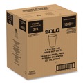 Cups and Lids | SOLO 378PLA-PLANET 8 oz Compostable Paper Hot Cups - White/Green (20/Carton) image number 2