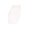 Binders | Smead 89415 11 in. x 8.5 in. 5-Tab Three-Ring Binder Index Divider - White (20/Box) image number 0