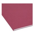 File Folders | Smead 13093 1/3-Cut Tabs Assorted Letter Size 0.75 in. Expansion Colored File Folders - Maroon (100/Box) image number 4