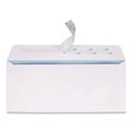 Envelopes & Mailers | Quality Park QUA69122 4.13 in. x 9.5 in. #10 Commercial Flap Redi-Strip Heat-Resistant Closure Redi-Strip Security Tinted Envelope - White (500/Box) image number 2