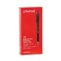Pens | Universal UNV15511 1 mm Retractable Ballpoint Pen - Medium, Blue (1 Dozen) image number 0
