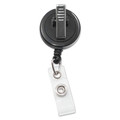 Label & Badge Holders | Advantus 75548 30 in. Extension Swivel-Back Retractable ID Card Reel - Black (12/Pack) image number 1