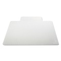 Office Chair Mats | Alera CM1J232ALEPL 45 x 53 Occasional Use Studded Chair Mat for Flat Pile Carpet - Clear image number 2