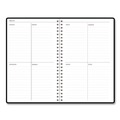 Notebooks & Pads | House of Doolittle 2121-45 Recycled Non-Dated Monthly/Weekly Flower Tiles Planner - Tan/Black/White Cover image number 1