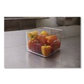 Boxes & Bins | Rubbermaid Commercial FG631200CLR Square Storage Container 12 qt 10.5 x 11.31 x 7.75 Clear Plastic image number 2