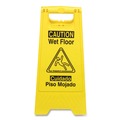 Floor Signs & Safety Signs | Impact 9152W 12.05 in. x 1.55 in. x 24.3 in. Bilingual Wet Floor Sign - Yellow image number 0