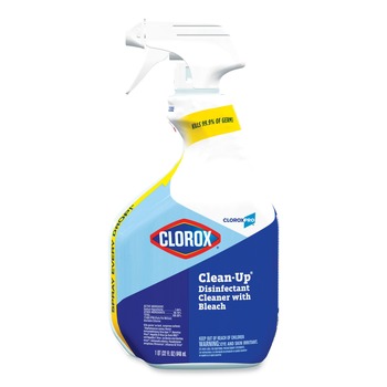 Clorox 35417 32 oz. Smart Tube Spray Clean-Up Disinfectant Cleaner with Bleach