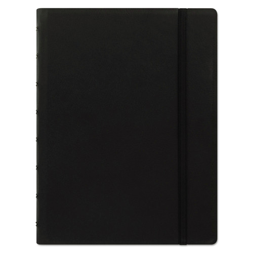 Notebooks & Pads | Filofax B115007U 8.25 in. x 5.81 in. Sheets 1-Subject Medium/College Rule Notebook - Black image number 0