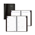 Notebooks & Pads | Blueline CA101.BLK 8 in. x 5 in. 14-Month (Jul 2025-Aug 2026) Academic Weekly/Monthly Planner - Black Cover image number 0