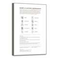 Copy & Printer Paper | Southworth RD18CF 8.5 in. x 11 in. 95 Bright 32 lbs. Bond Weight 100% Cotton Resume Paper - White (100/Pack) image number 1