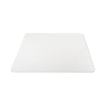 Deflecto CM14142 36 x 48 SuperMat Frequent Use Rectangular Chair Mat for Medium Pile Carpet - Clear