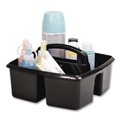 Boxes & Bins | Storex 00972E06C Small Caddy, 9.25 x 9.25 x 12, Black, 6/Pack image number 7