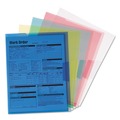 Just Launched | Smead 85750 Poly Organized Up Slash Jackets - Letter, Clear/Trans Assortment (5/Pack) image number 1