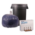 Trash Bags | Boardwalk X6639DCKR01 33 in. x 39 in. 1.4 mil 33 gal. Recycled Low-Density Polyethylene Can Liners - Clear (100/Carton) image number 2