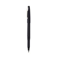 Pens | Pentel R100-A Rolling Writer Medium 0.8 millimeter Stick Rollerball Pen - Black Ink/Barrel (1-Dozen) image number 1