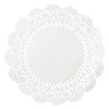 Food Service | Hoffmaster 500238 10 in. Cambridge Round Lace Doilies - White (1000/Carton) image number 1